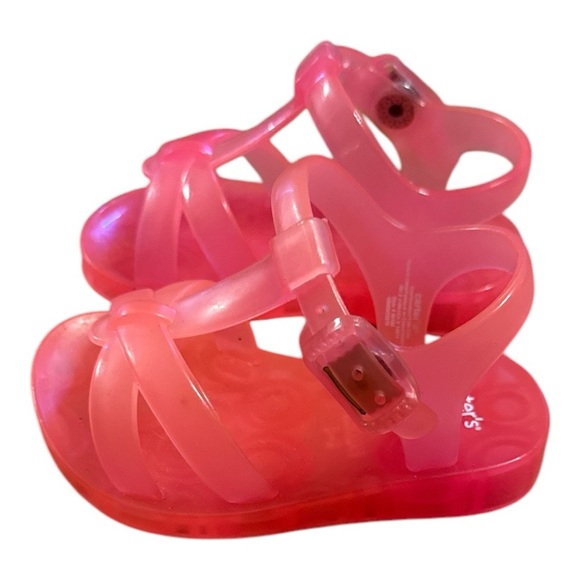 CARTERS Pink Baby Jelly Sandals - Picture 2 of 3
